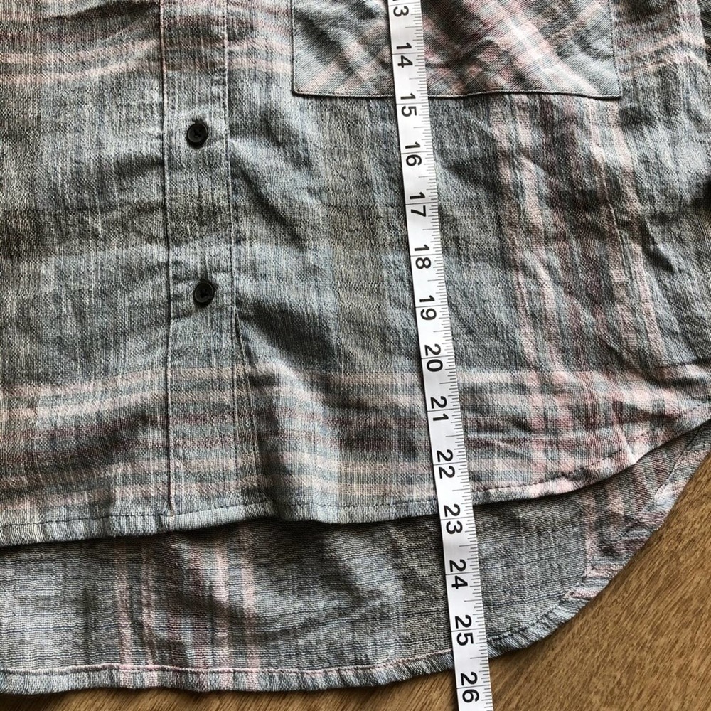 free people • cutie plaid button down top - Picture 5 of 6